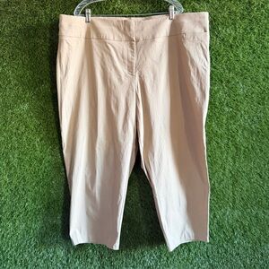 NWT Ashley Stewart Cropped Stretchy Dress Pants